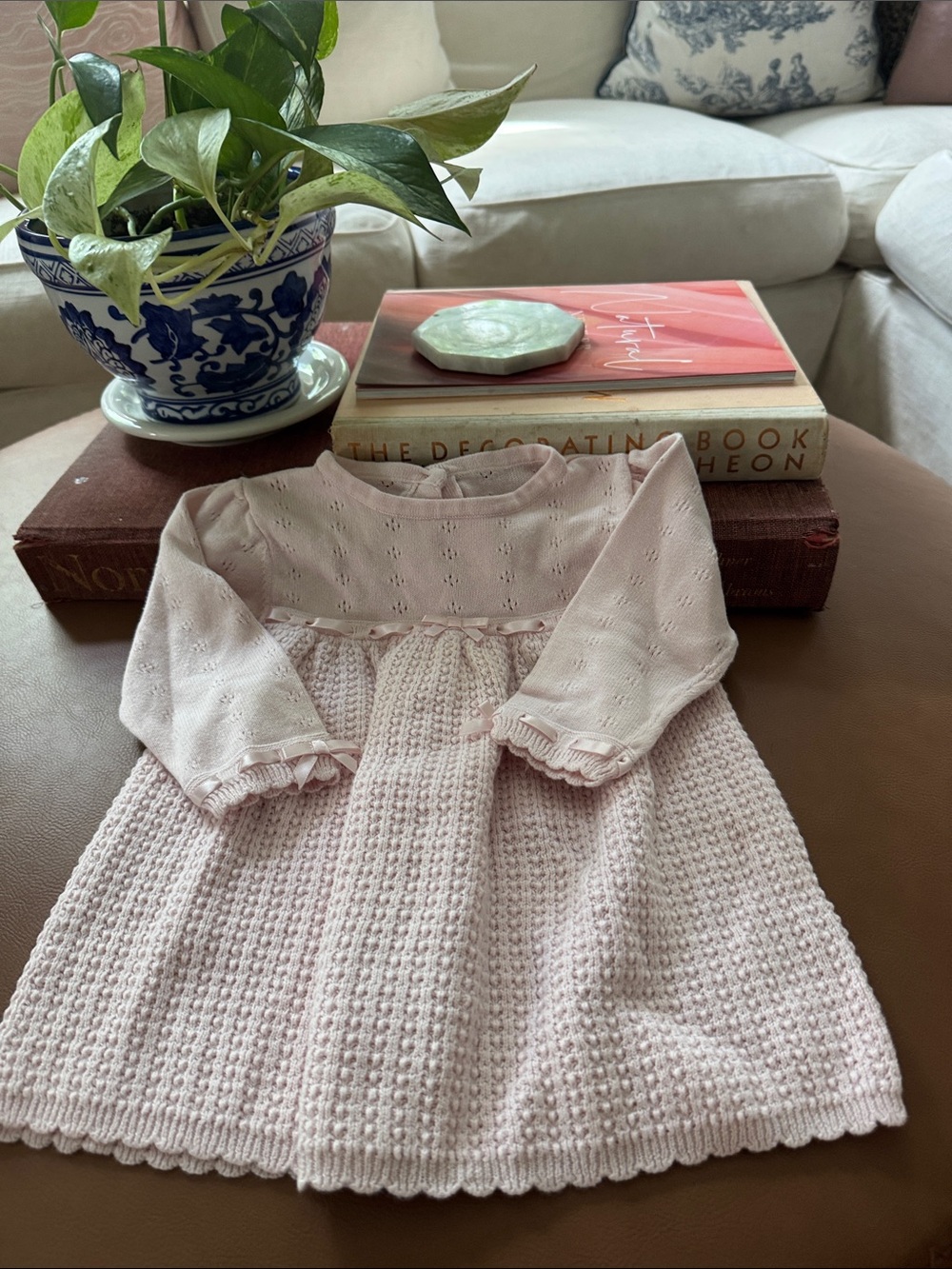Gymboree Light Pink Knit Long-Sleeve Dress
